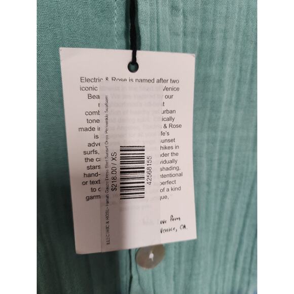 Electric & Rose Womens Oversized Sz XS Ombre Preppy Beachy Streetwear Vacation - Picture 6 of 11